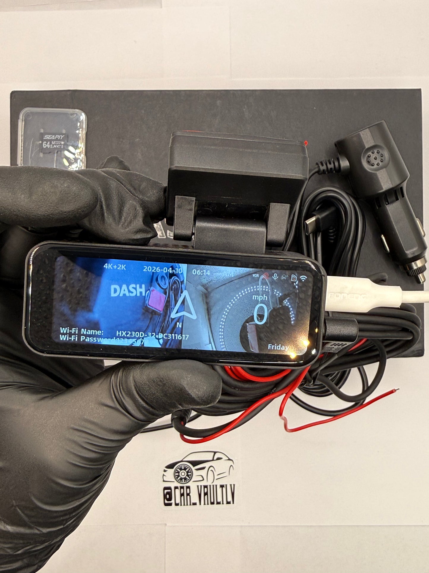 4K DASH CAM F&B