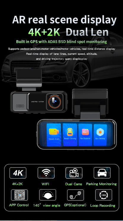 4K DASH CAM F&B