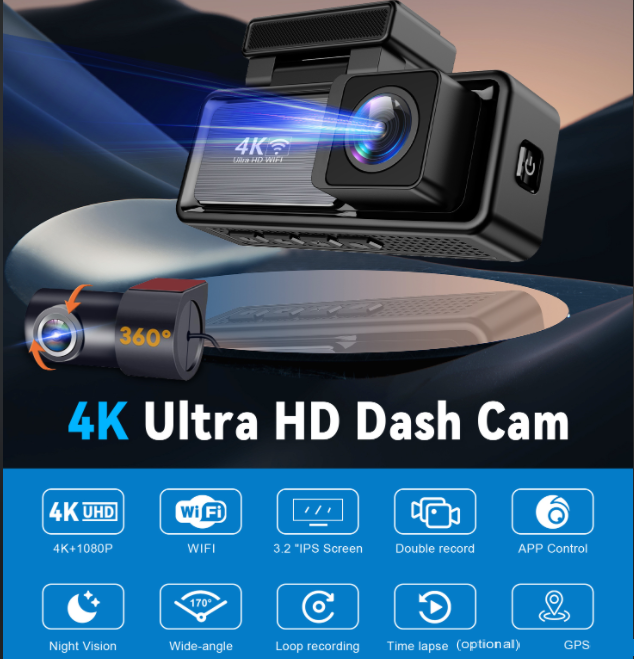 4k DASH CAM F&B