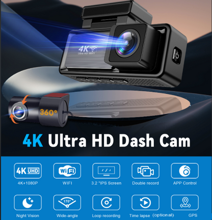 4k DASH CAM F&B
