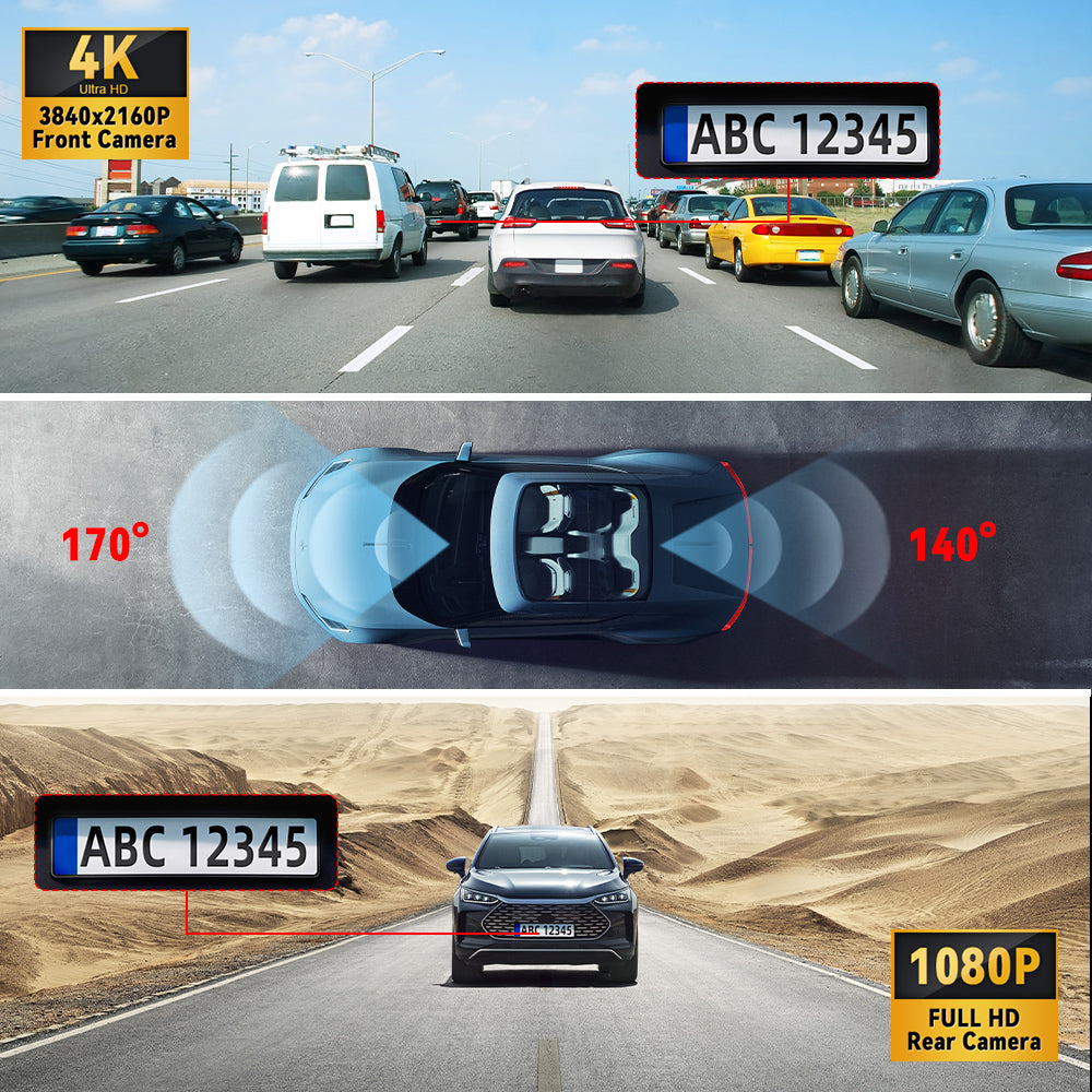 4k DASH CAM F&B